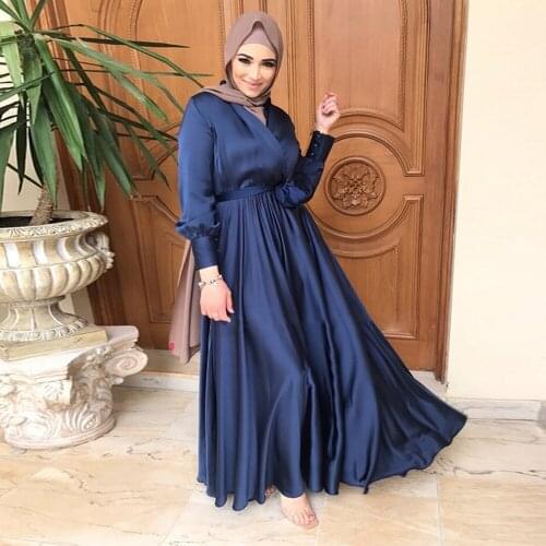 Musulmane Eid Mubarak Robe Longue Femme Abayas For Women Dubai Abaya Turkey Islam Muslim Long Maxi Dress Kaftan Clothing Vestido