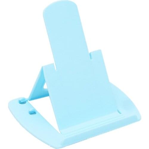 1PC Random Color Universal Phone Tablets Bracket Mini Plastic Smart Phone Table Desk Mount Stand Phone Holder For Cell Mobile