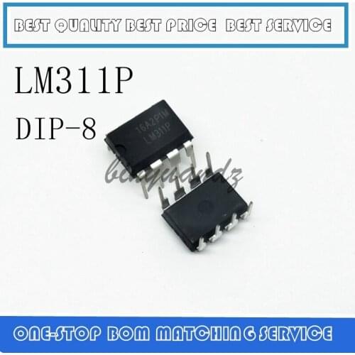 10PCS/LOT LM311P DIP-8 LM311 Voltage comparator IC