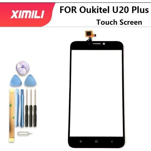 5.5'Inch Original For Oukitel U20 Plus Touch Screen Digitizer Glass Replacement 100% Original Tested Oukitel U20 Plus +Tools+3M