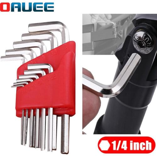 5/8/11 Pcs Allen Wrench Metric Wrench Inch Wrench L Wrench Size Allen Key Short Arm Tool Set Easy To Carry In The Pocket