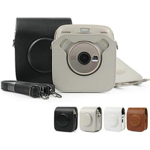 Camera Bag Camera Case PU Protector Cover Case with Shoulder Strap For Fujifilm SQUARE SQ20/SQ10 070802
