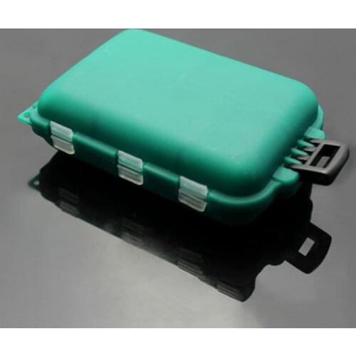 10 Slots Mini Plastic Fishing Lure Hook Case Tackle Box Storage Case Portable Tackle Multifunctional Organizer Fishing Boxes