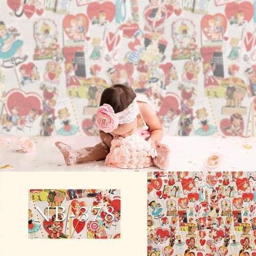Avezano Photography Background Newborn Baby Shower Birthday Party Love Red Banner Wallpaper Photo Studio Decoration Photozone