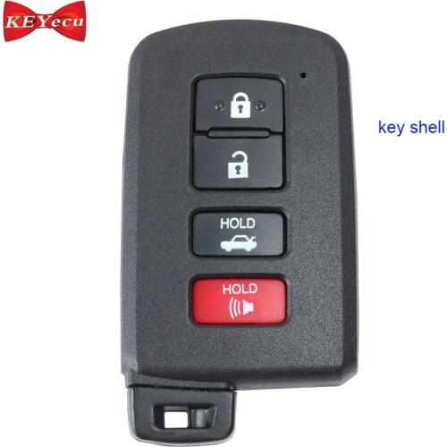 KEYECU for Toyota Avalon Camry Corolla 2014 2015 2016 2017 Remote Key Shell Case Fob Housing Cover for HYQ14FBA