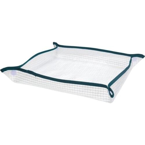 Repotting Mat Potting Planting Mat Reusable Portable Waterproof Transparent Mesh Flower Cushion for Gardening Potted