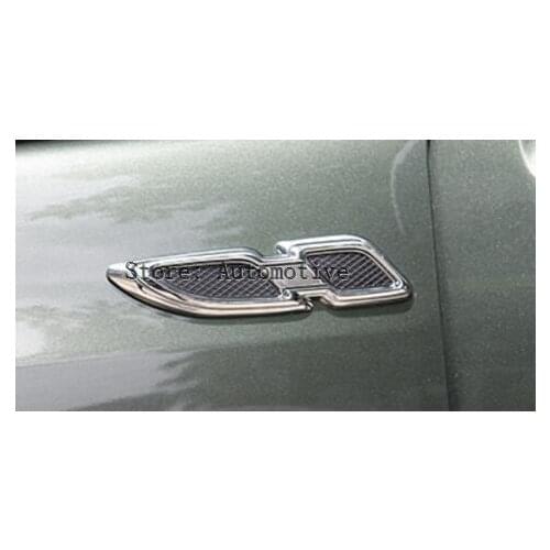 ABS Chrome Front Hood Side Wing Air Vent Cover 2pcs For Suzuki Jimny 2007-2015