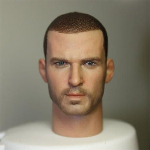 1/6 Scale Singer Justin Timberlake Head Sculpt Head Carving Model for 12 inches Action Figure Body Dolls Model Toys