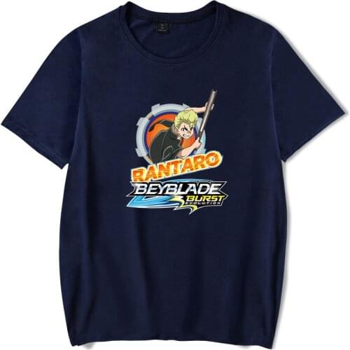 Fashion Beyblade Burst Evolution t shirt Men women Tops New Hot navy blue Streetwear Beyblade Burst Evolution boys girls t shirt