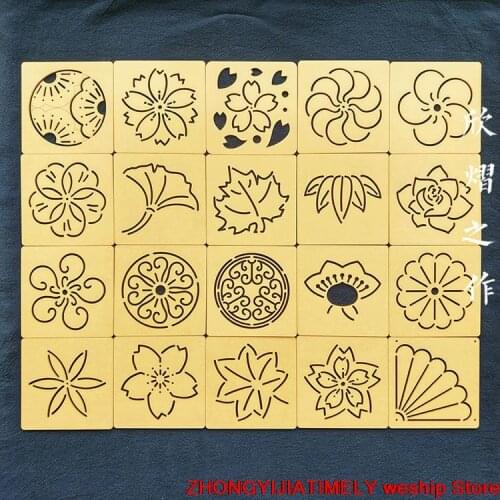 Embroidery kit patchwork Hand account sewing Drawing tools Quilting ruler Acrylic Sashiko design mould Template