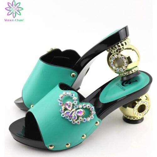 New Arrival Italian Style Womens Dress Shoes Open Toe Slip on Women Wedding Pumps Women Shoe High Heel Ladies Sandals with Heels