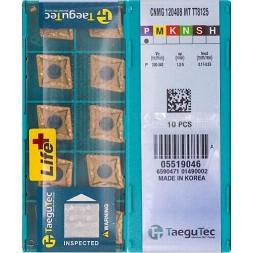 Original CNMG120408-MT TT8125 Carbide Inserts Milling Insert Lathe CNC Tools For Turning Insert