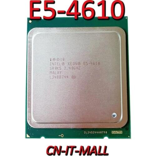 Pulled Xeon E5-4610 Server cpu 2.4G 15M 6Core 12 Thread LGA2011 Processor