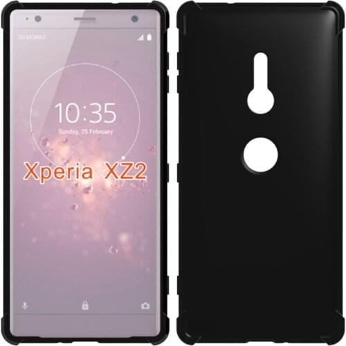 Crystal Clear Anti-slip Anti-Scratch Shockproof Durable Flexible TPU soft Case Cover for Sony Xperia XZ2