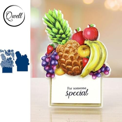 QWELL Fruits Metal Cutting Dies for Scrapbooking and Card Making Paper Embossing Craft New 2019 die cuts