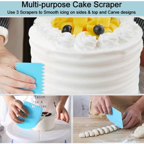 12PCS Cake Manual Airbrush Spray Gun Chocolate pen Decorating Pen Brush Cream Scraper Baking Cupcakes Desserts DIY Pastry Tool
