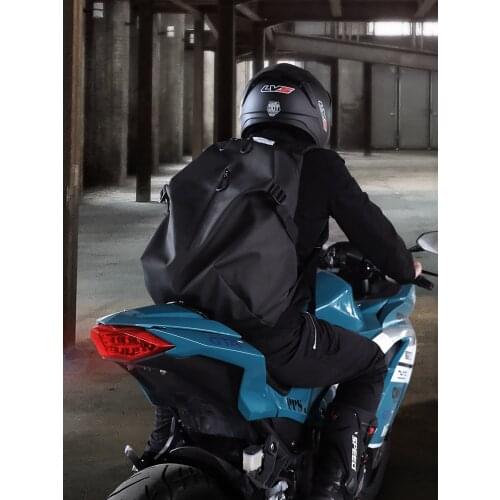 Motorcycle helmet backpack bag female motorcycle riding bag waterproof travel bag large capacity backpack male