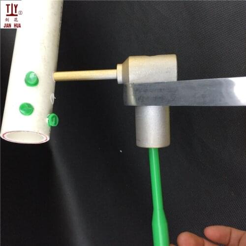 With 25mm Cutter 11mm pipe welding parts die head, Welding Mold PPR water pipe repair tool repair loophole plastic