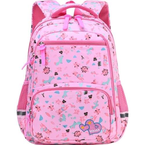 Korean Refrigerator Schoolbag 1-6 Grade Pupils Cute Breathable Backpack Reduce Burden Ridge Protection Capacity Children Bag