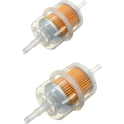 Universal 47.6mm Motorcycle Car Inline Fuel Petrol Filter Large Fuel Petrol Filter Large Fit 6mm 8mm Pipes Dropshipping