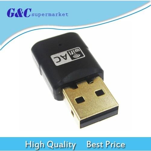 600 Mbps USB Dual Band Wireless Adapter 5G&2.4G WiFi 802.11 AC Laptop PC diy electronics