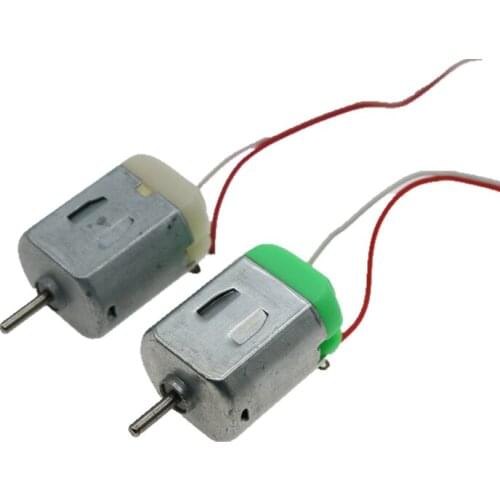 1PCS 130 high speed dc motor with wire, DIY Toy car technology small production model motor Experimental science