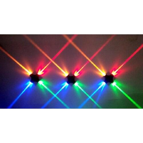 4W CREE Cross starlight LED modern indoor hotel decoration light living room bedroom bedside TV background picture lamps aisle
