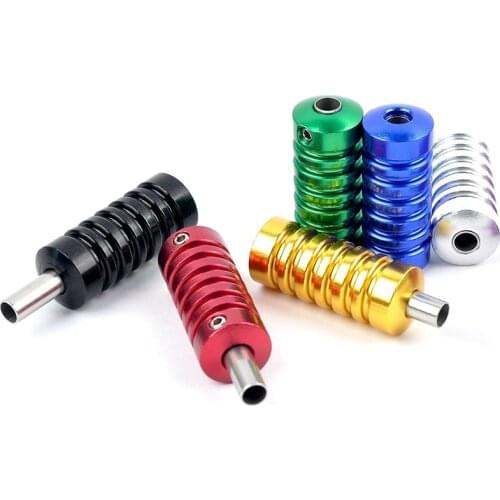 7 pcs Tattoo Grips 25mm Tattoo Aluminum Alloy Grips Tattoo Tube For Tatoo Machine Body Art Free Shipping
