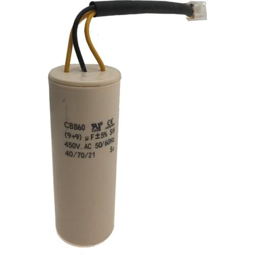 Vehicle Access Automatic Boom Barrier Gate Circuit Board Controller Motor Capacitor CBB60 450V.AC 50/60Hz (9+9)uF ±5% 35*95mm