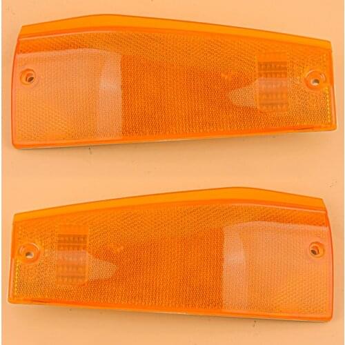 Car 1 Pair Side Marker Light Corner Turn Signal Lamp Reflector Fit For Jeep Cherokee XJ MJ Wagoneer 56000110 56000111