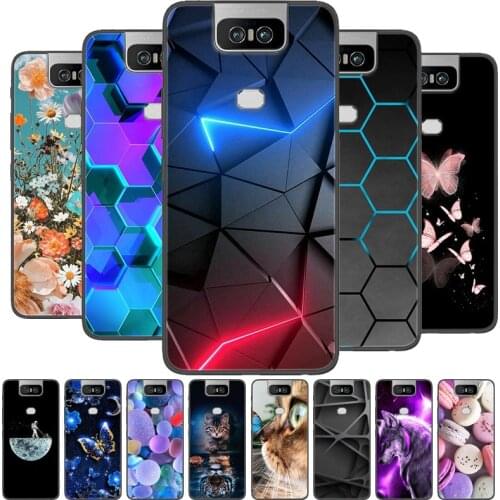 For Asus Zenfone 6 ZS630KL Case Silicon Back Cover Phone Case for Asus Zenfone 6Z 6 2019 ZS630KL Cases 6.4" Soft bumper coque