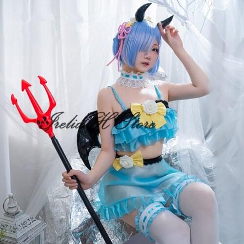 Irelia H Store Re: Life in a different world from zero Cos Rem bikini Cosplay Costume Swimsuit