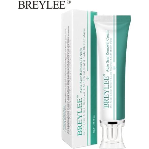 Breylee Acne Scar Removal Cream Pimples Stretch Mark Face Gel Remove Acne Smoothing Whitening Moisturizing Body Skin Care 30g
