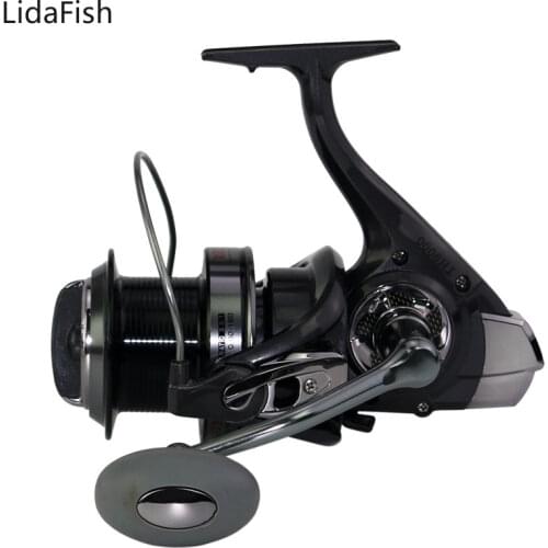 LidaFish Metal Spinning Fishing Reel Strong Drag Aluminum Alloy Spool 3.8:1 Saltwater Distant Wheel 2021NEW