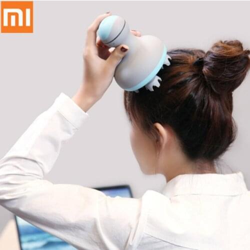 Original Xiaomi Mijia MINI Head Massager 3D Stereo Massage Wet And Dry 6 Kinds Massage Manual Massage Instrument Smart Home