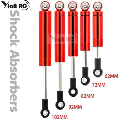 Metal damper with universal inner spring for 1/10 RC car TRX4 90046 SCX10 D90 Tamiya CC01 off road race