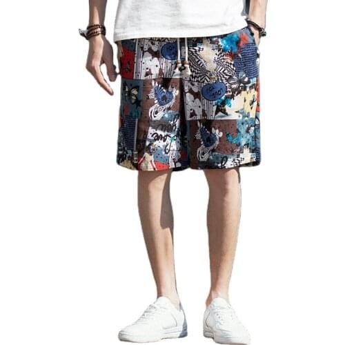 Wholesale Plus Size 5XL Short Pants Men African Printed Summer Bermuda Board Beach Shorts
