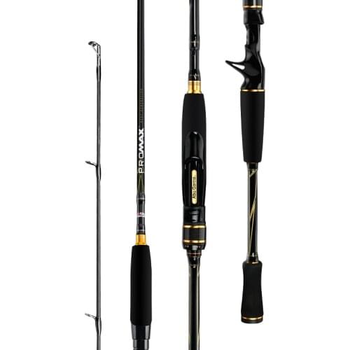 ABU Garcia PMAX 1.98m Spinning Rod Casting Fishing Rod Carbon Rod 2.13m Fishing Pole 2 Sections Lure Fishing Rod