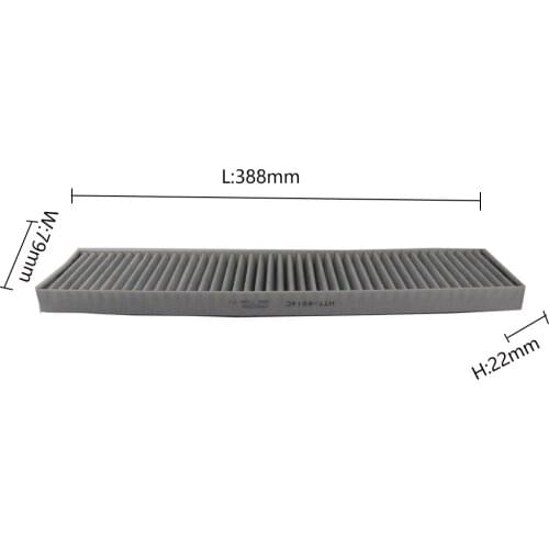 Replacement Car Cabin Filter For MG 6 sedan (MK1 2010 2011 2012 2013 2014 2015 2016 2017) 1.8T/L 10002061