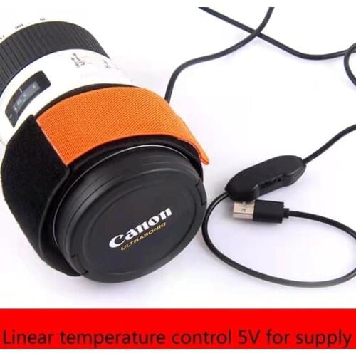5V Telescopes Camera DSLR Lens Dew Heater Strip Linear temperature control Dew Heater