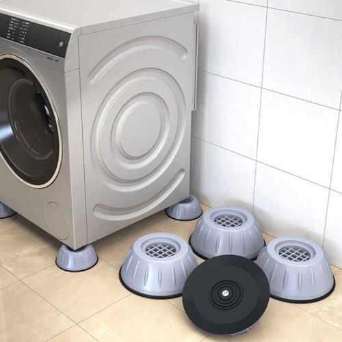 1/4Pcs Anti Vibration Washing Machine Feet Plastic Non-Slip Mats Refrigerator Anti-Vibration Pad Kitchen Bathroom Furniture Mat