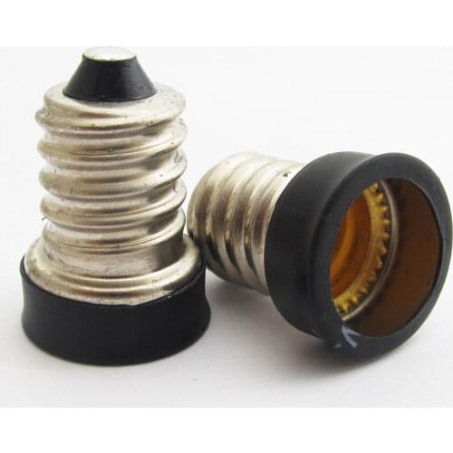 1pc E14 Male to E12 Female Base LED Light Bulb Adapter Holder Socket Converter