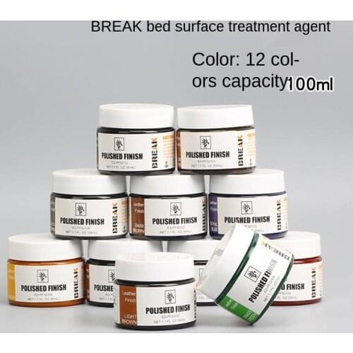 100ml Leather Carving Bed Surface Treatment Agent Environmental Protection Edge Backside Treatment Agent Conchos