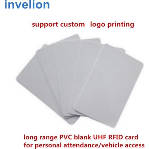 860MHz-960MHz ISO proximity 18000-6C&EPC Gen2 UHF RFID long range PVC smart Card tag use for Vehicle and personnel management