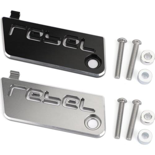 Areyourshop for Honda REBEL CMX 500 300 CMX500 CMX300 2017 2018 2019 2020 CNC Rear Brake Fluid Reservoir Guard Cover Aluminum