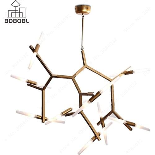 BDBQBL 6/10/14 Heads Modern LED Chandelier Lighting 110-240V G9 LED Chips Ceiling Chandeliers Living Room Aluminum Chandelier