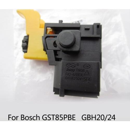Free shipping! Electric hammer Drill Speed Control Switch for Bosch GBH2-20/GBH2-24 GST85PBE ,Power Tool Accessories