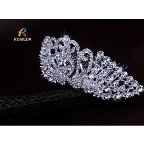 Free shipping High Quality Luxury Wedding Tiara Crystal Crowns Rhinestone Handmade Tiara for Bride Wedding Hair Accessories