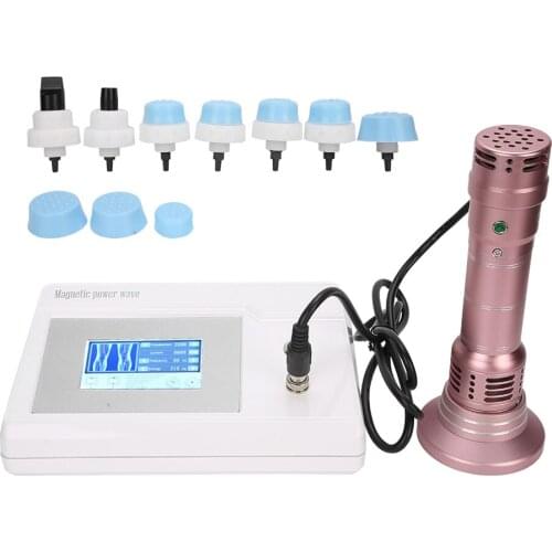 ED Massager Fascia Gun Extracorporeal Shockwave Therapy Machine Pain Relief Treatment Vibration Massager Instrument White