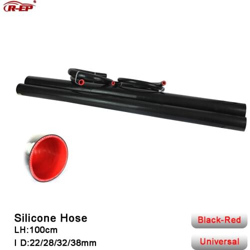 R-EP 1Meter 22 28 32 38MM Silicone Hose Straight Durite Silicone Refroidissement Flexible Hose for Water Radiator Piping